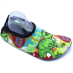 Boys' Dino Water Shoes, Quick Dry Aqua Socks for Summer
