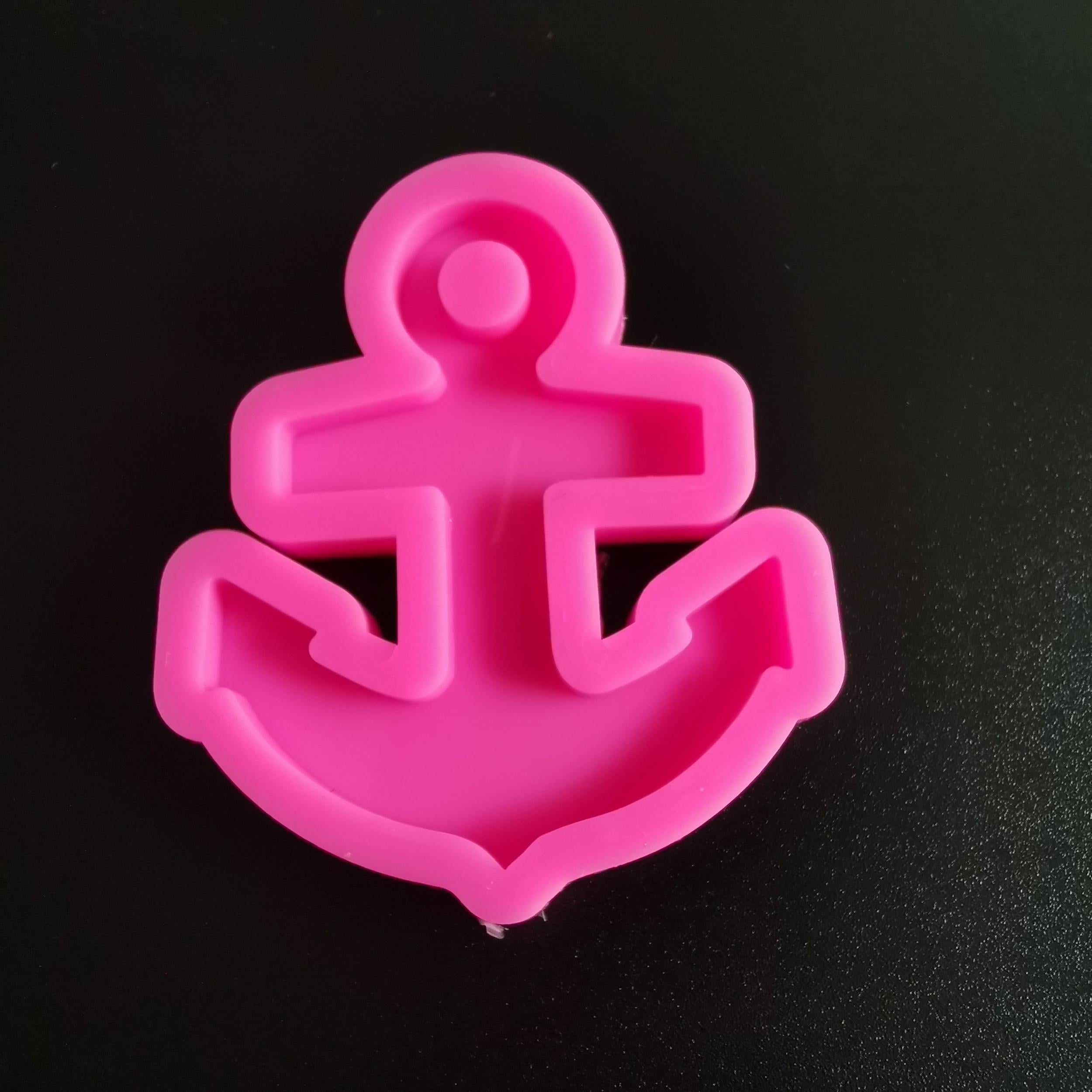 Anchor Silicone Mold Keychain Car Bag Pendant Epoxy Resin DIY Jewelry