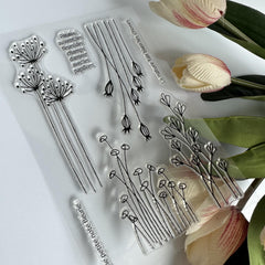 Nature Theme Silicone Stamp for Card Making & Scrapbooking