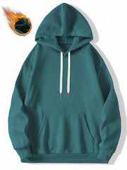 Men's Fleece Hoodie with Kangaroo Pocket
