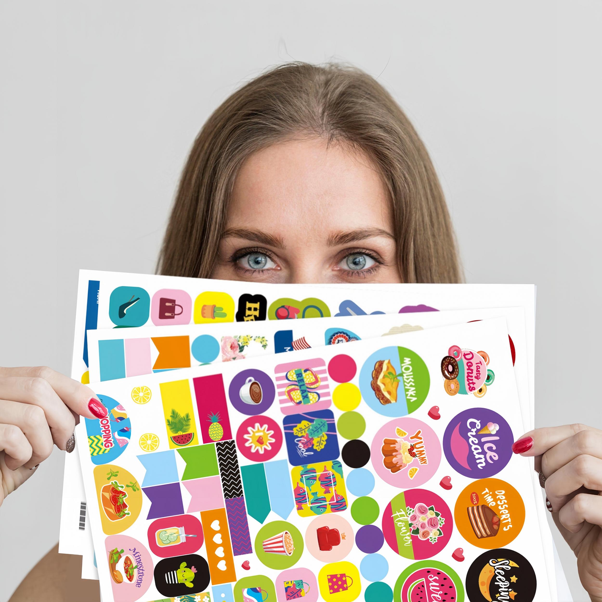 Planner Sticker Pack 1200PCS Month DIY Set