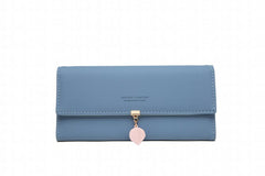 Leaf Pattern Women's Long Wallet Handbag