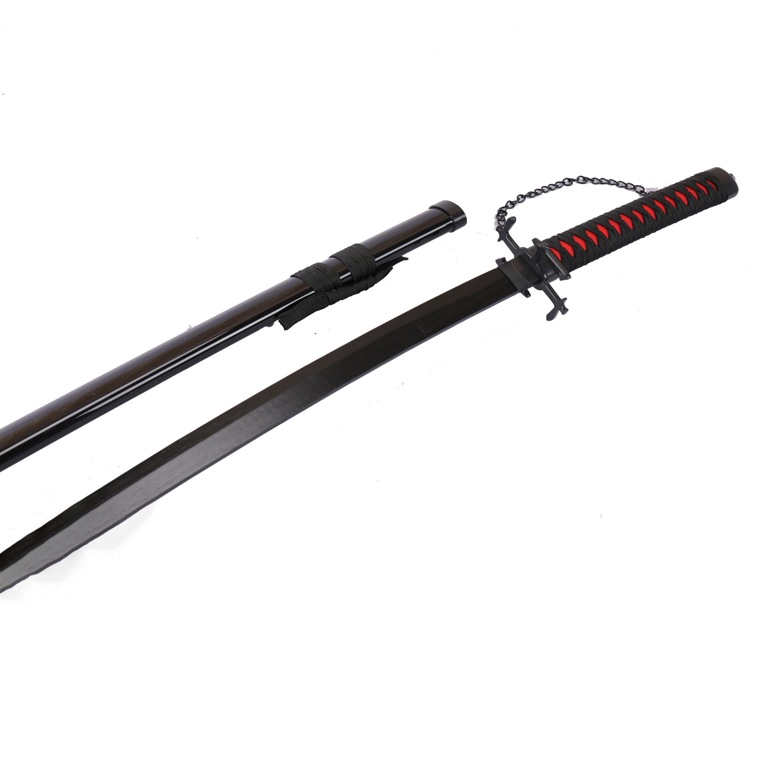 Wooden Anime Samurai Sword for Cosplay & Collectors