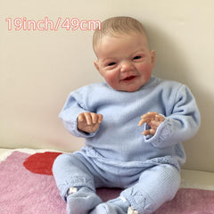 Lifelike 48" Kids Doll Soft Touch Vinyl Hand Painted Skin Realistic Features