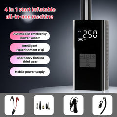 Portable 4-in-1 Air Compressor Pump 150PSI with Digital Screen