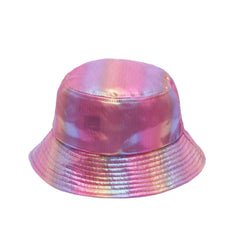 Colorful Reflective Sunshade Bucket Hat for Shopping