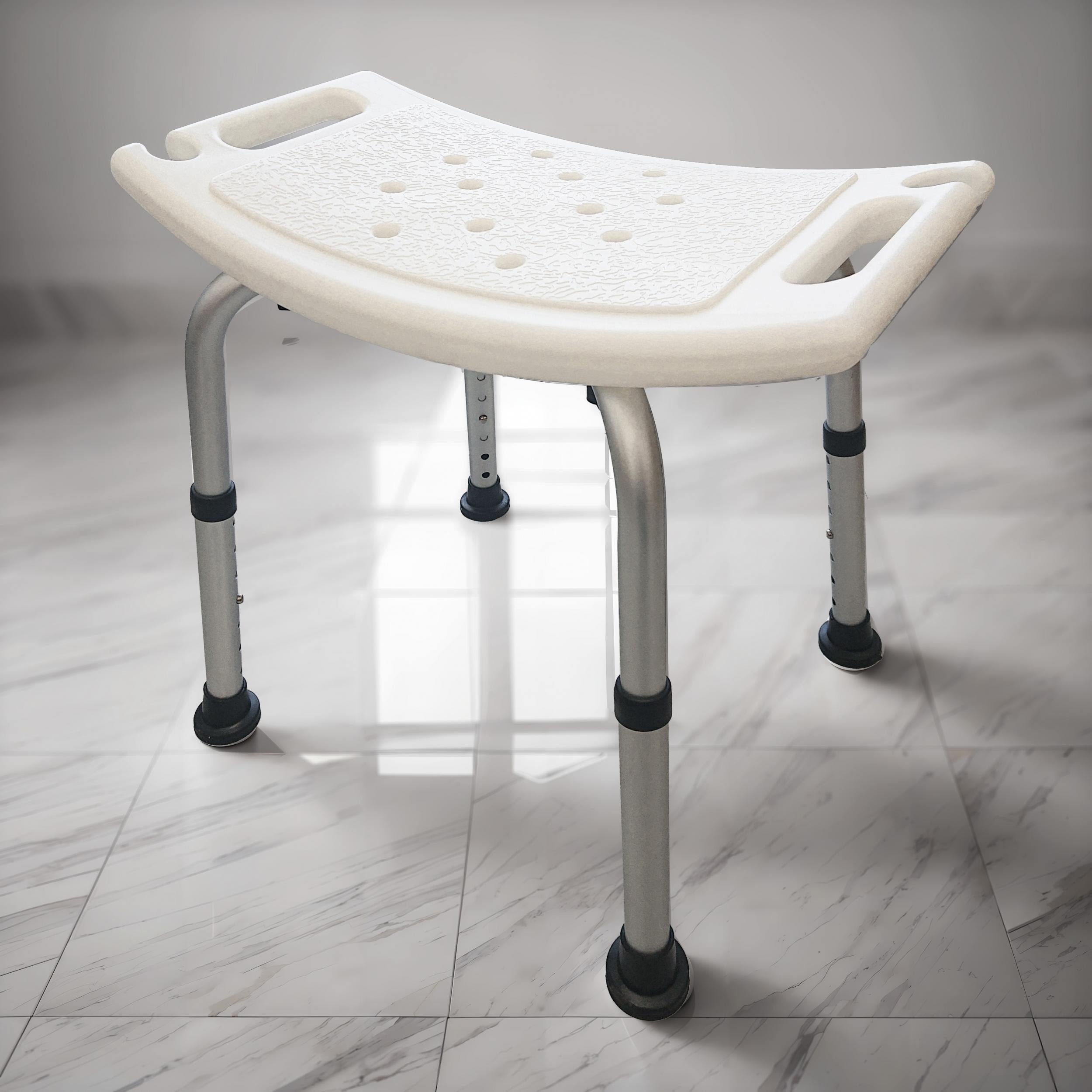 Adjustable Height Shower Chair Non Slip Bathtub Stool
