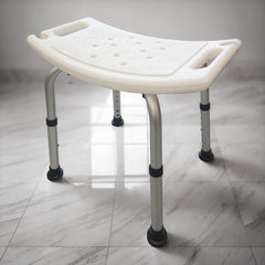 Adjustable Height Shower Chair Non Slip Bathtub Stool
