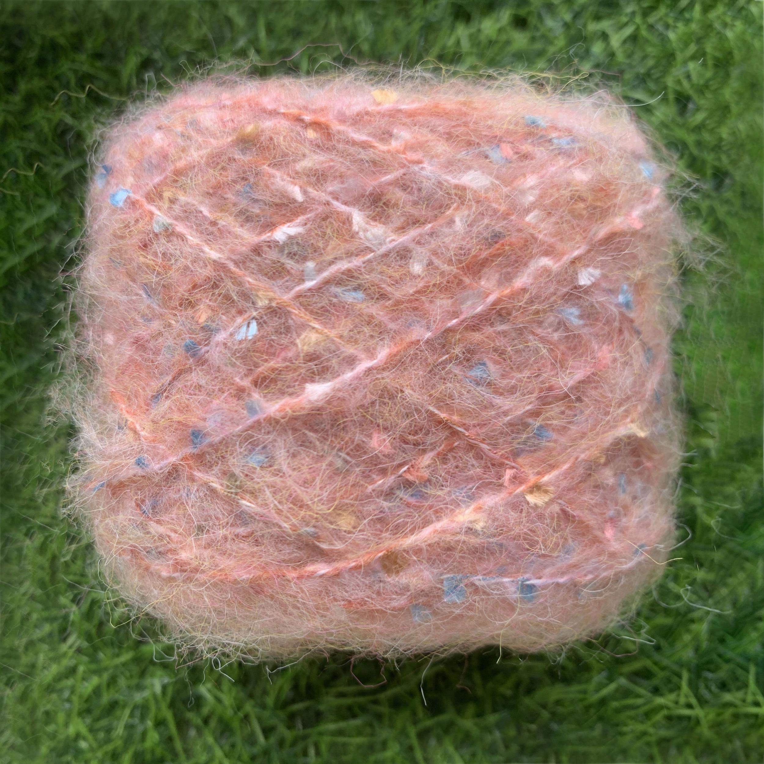 Multicolored Wool Sequins Line 100m Hand-Woven DIY Sweater Coat Scarf