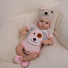 Handcrafted Reborn Baby Doll with Cloth Body - Realistic & Pink Options