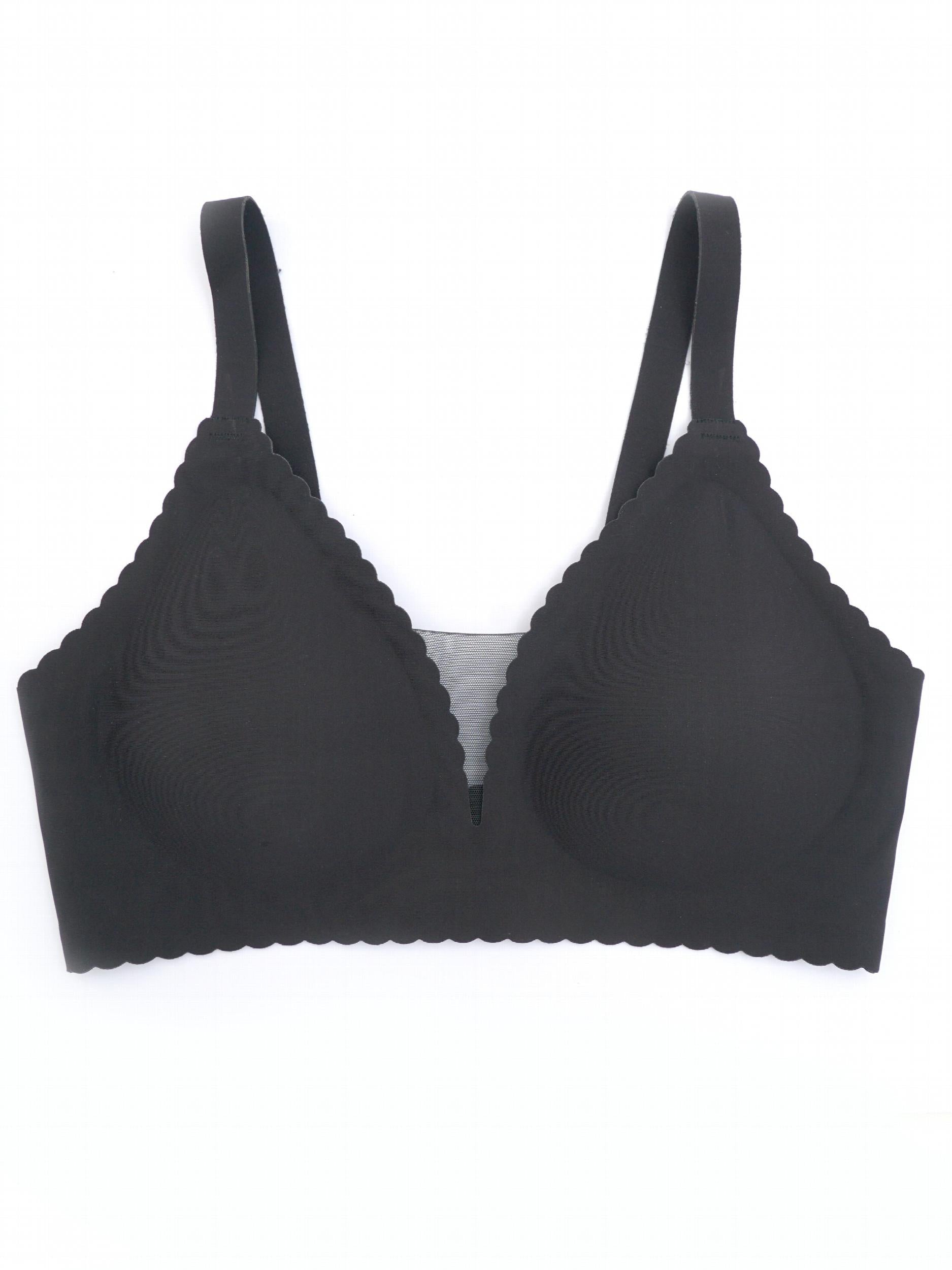 Solid Seamless Push Up Bra for Women