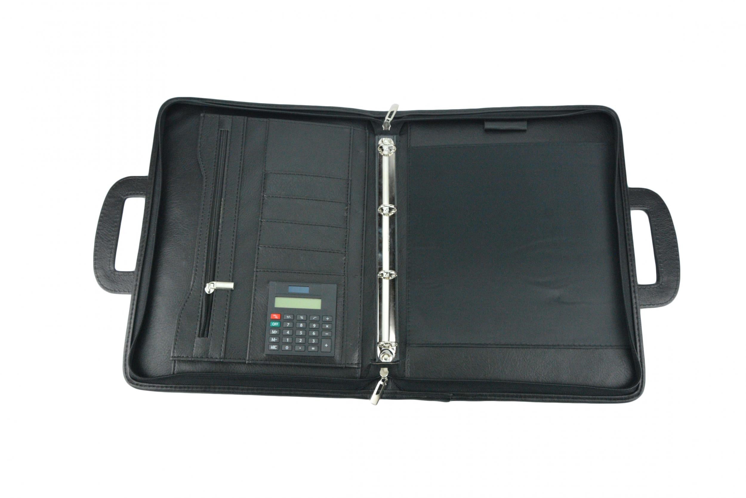 Business Portfolio with Organizer Compartment