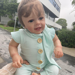 Hand Painted Baby Doll Soft Fabric Body - Perfect Gift for Kids