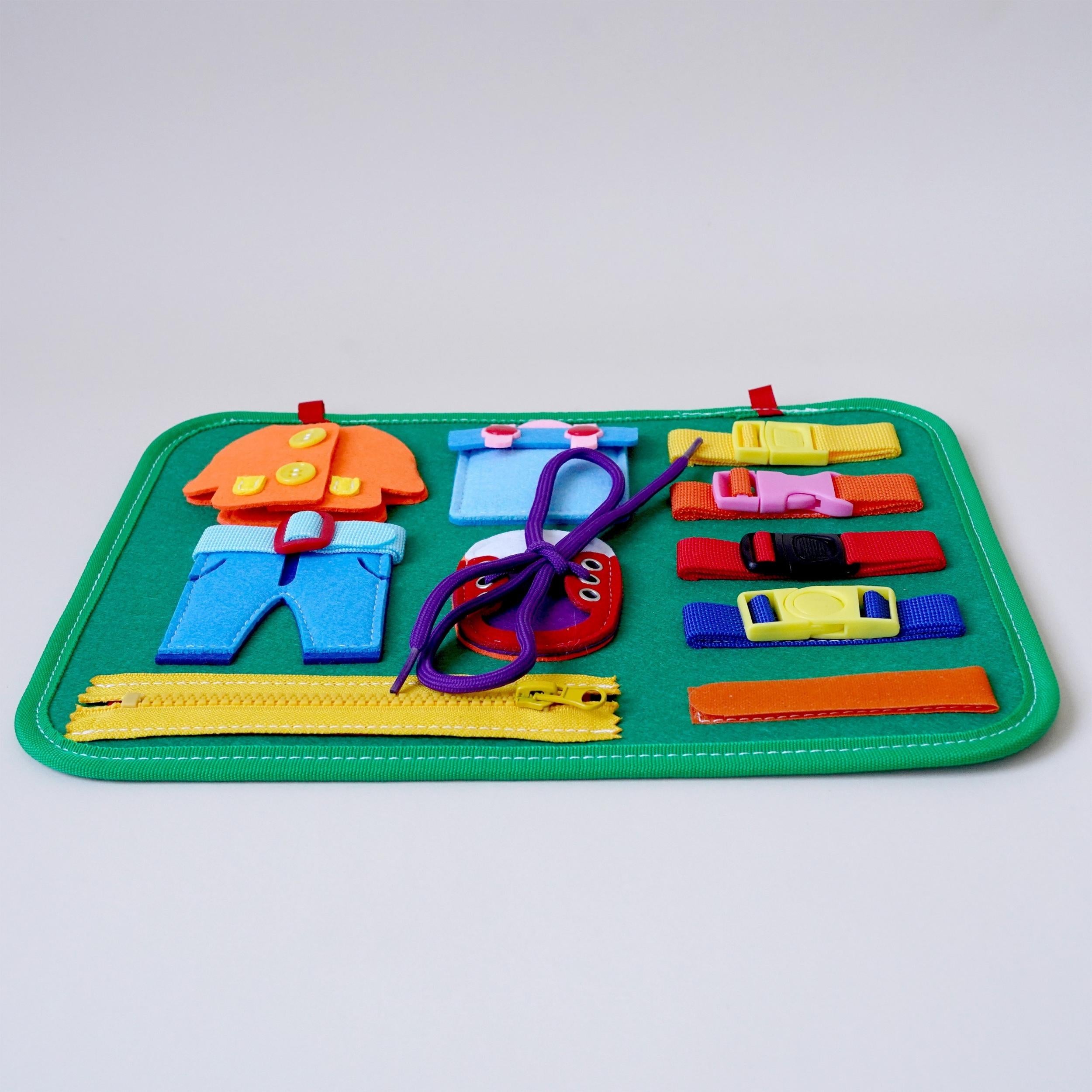 11pcs Montessori Busy Board Toy for 1-4 Year Olds - Educational Travel Toys