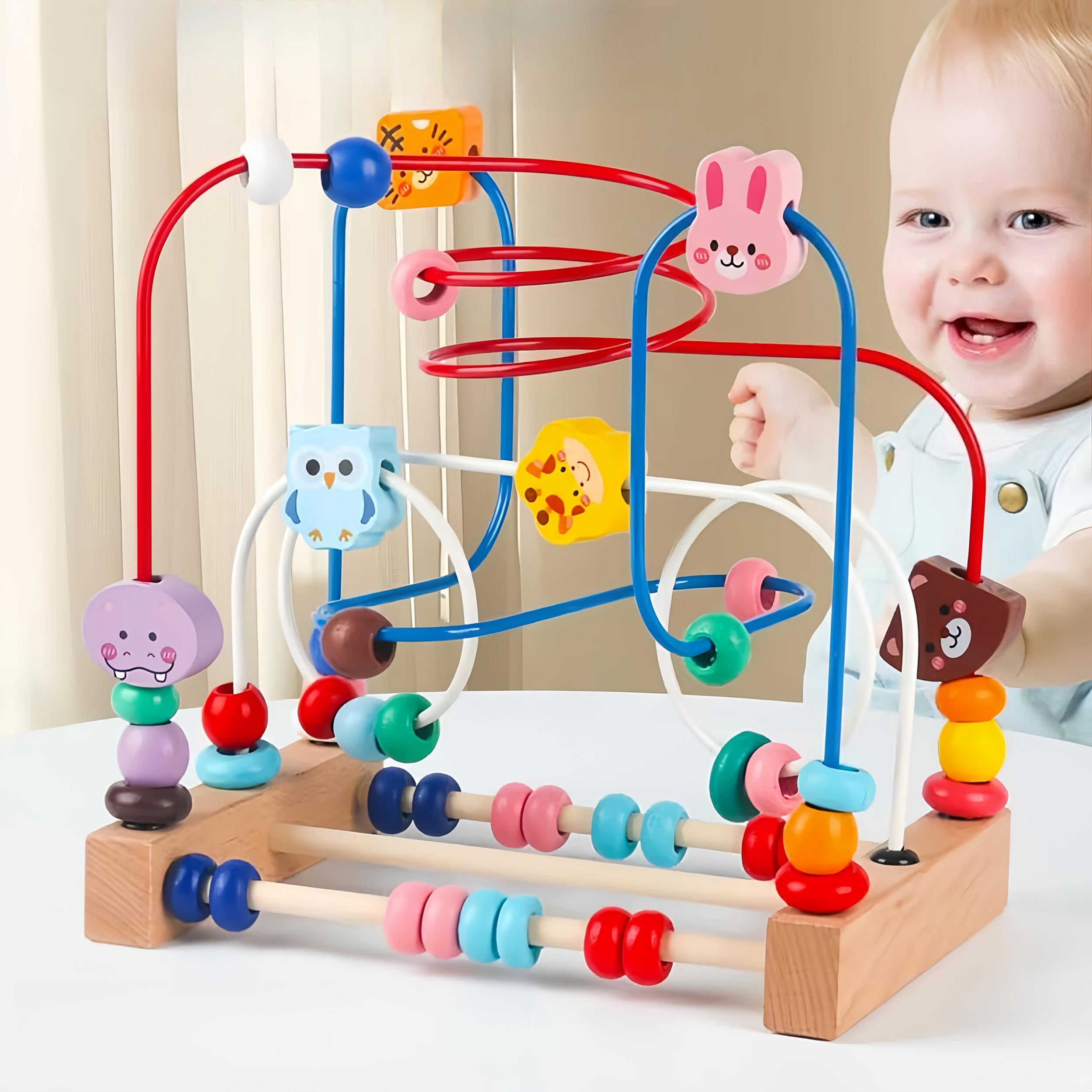 MINI Kid's Bead Maze Toy Hand Learning Educational Toys Gift