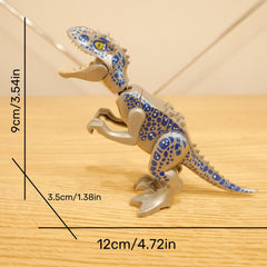 12pcs Dinosaur Building Blocks Egg Toys Assembling Models Birthday Prizes