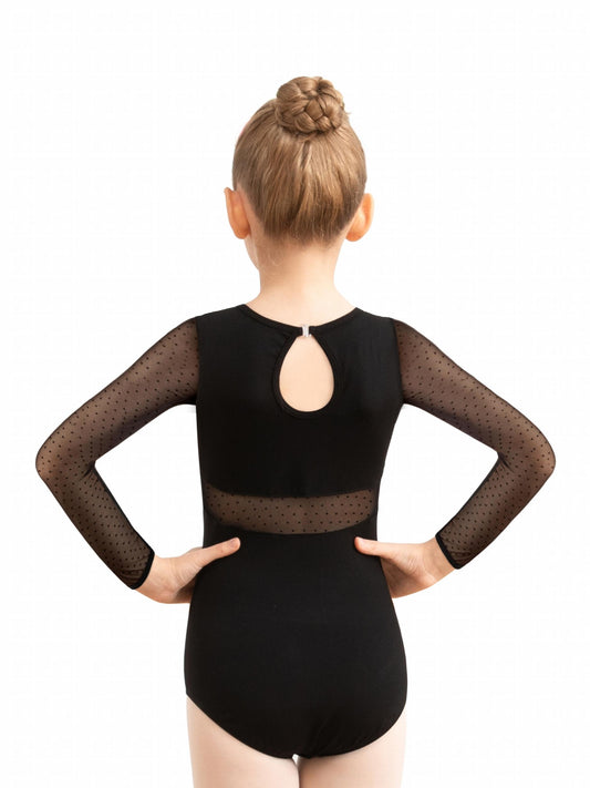 Girls Cotton Long Sleeve Ballet Leotard Gymnastics Romper