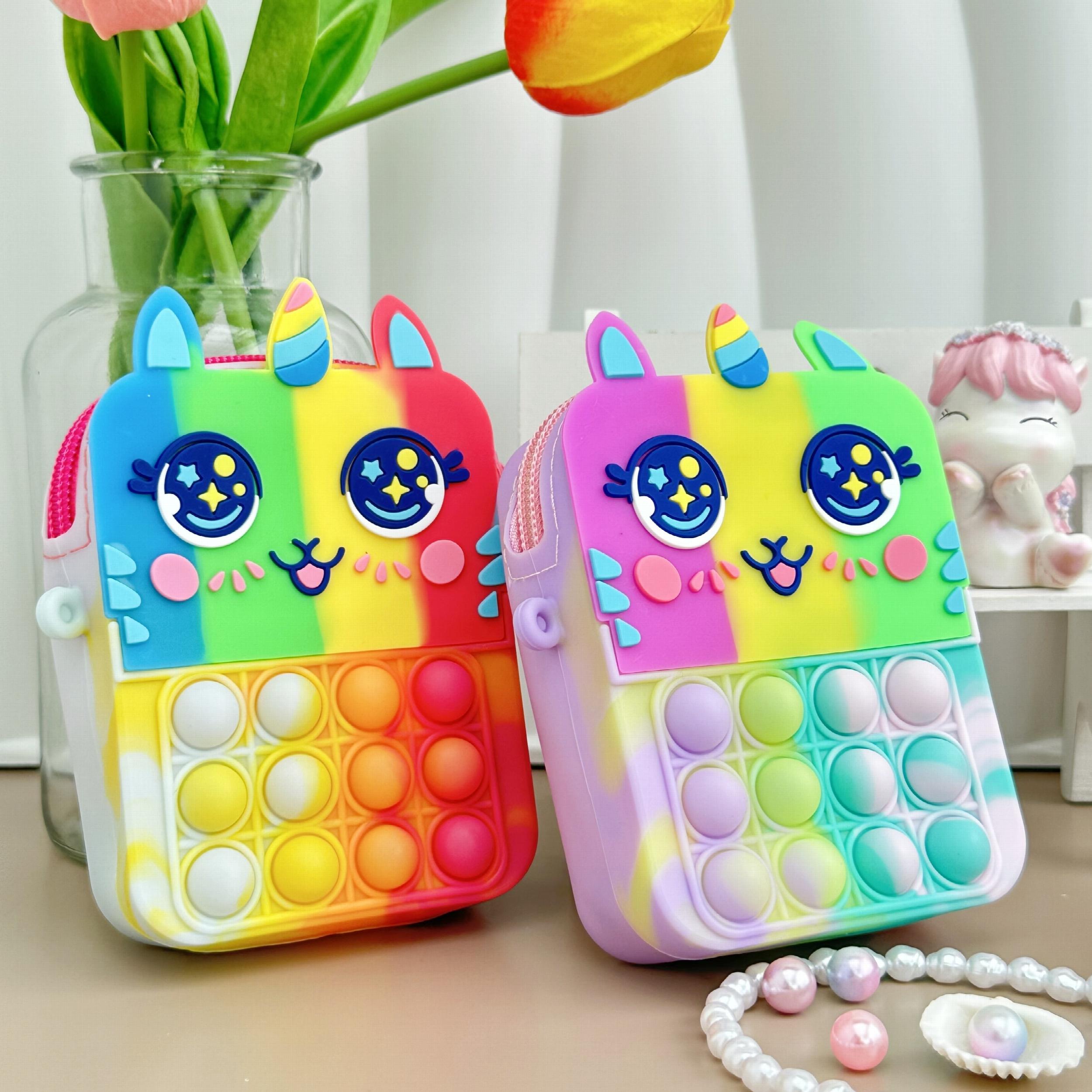Girls Unicorn Coin Purse Crossbody Bag Gift Kids Accessories