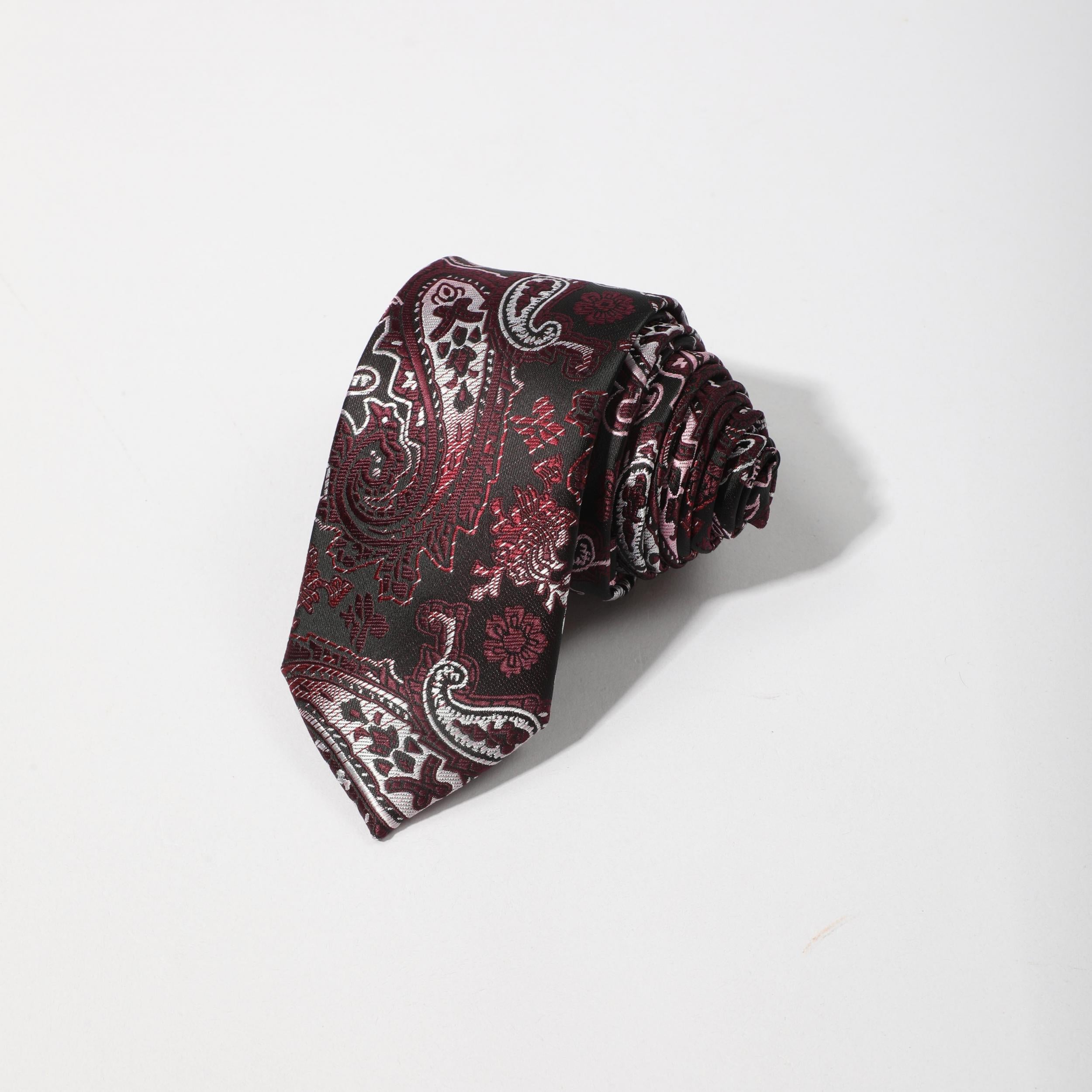 Men's Silk Necktie Floral Business Wedding Party Gift For Men