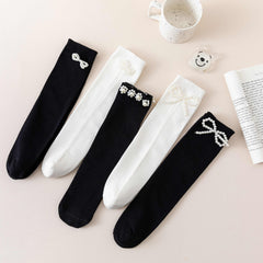 Girls Kids Stockings Breathable Long Socks