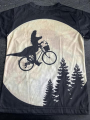 Boys' Dino Biker Tee 3D Print Short Sleeve Shirt