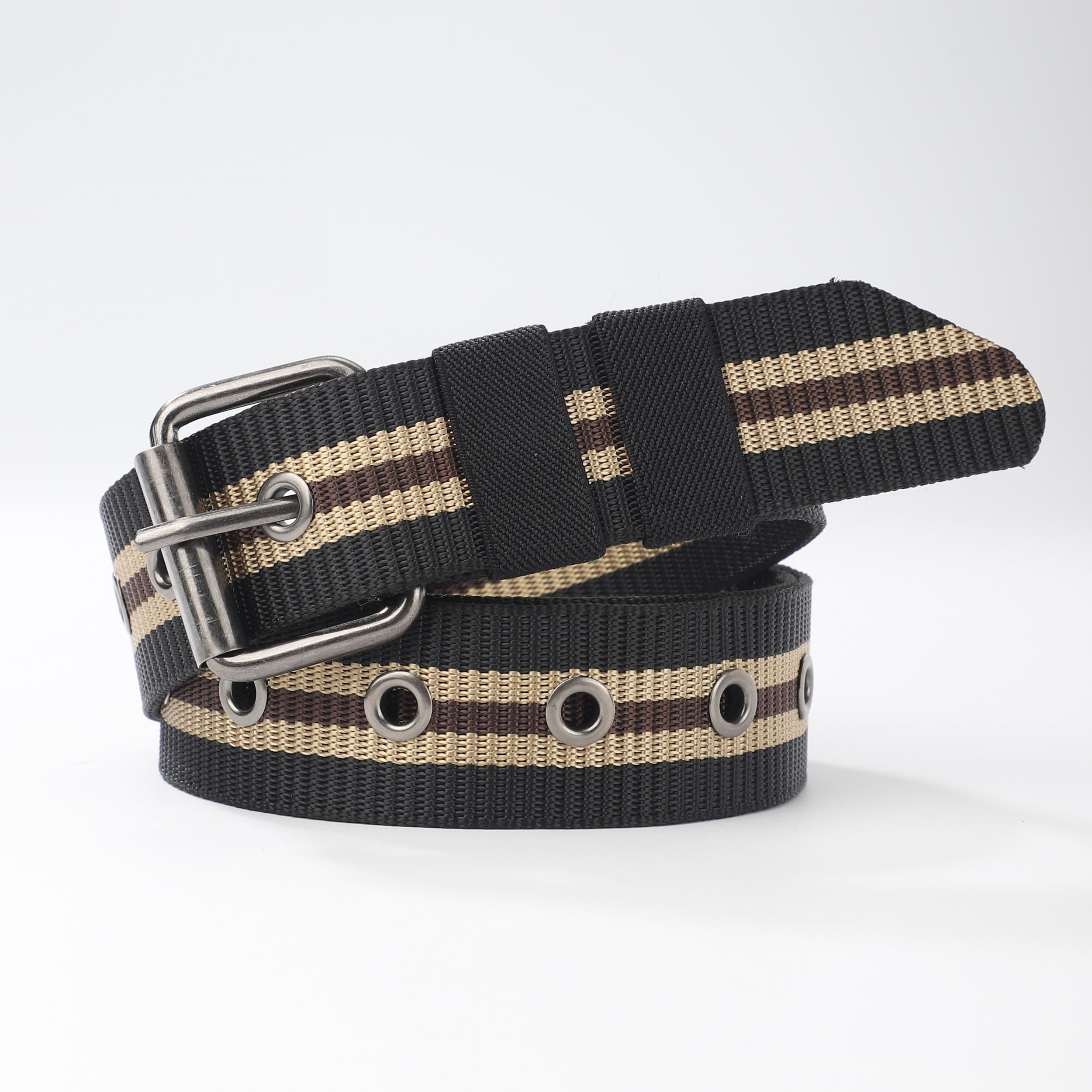 Men's Canvas Belt Pin Buckle Belt Outdoor Casual Jeans Belt