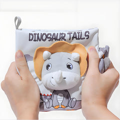 Interactive Sensory Play Book with Animal Tails