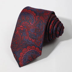 Men's Floral Jacquard Necktie Business Wedding Party Necktie
