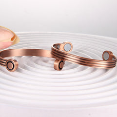 Adjustable Pure Copper Magnetic Bracelet for Men Women