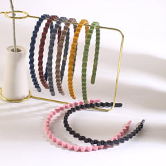 4Pcs Set Toothed Headband and Versatile Non-Slip Wavy Hair Accessories
