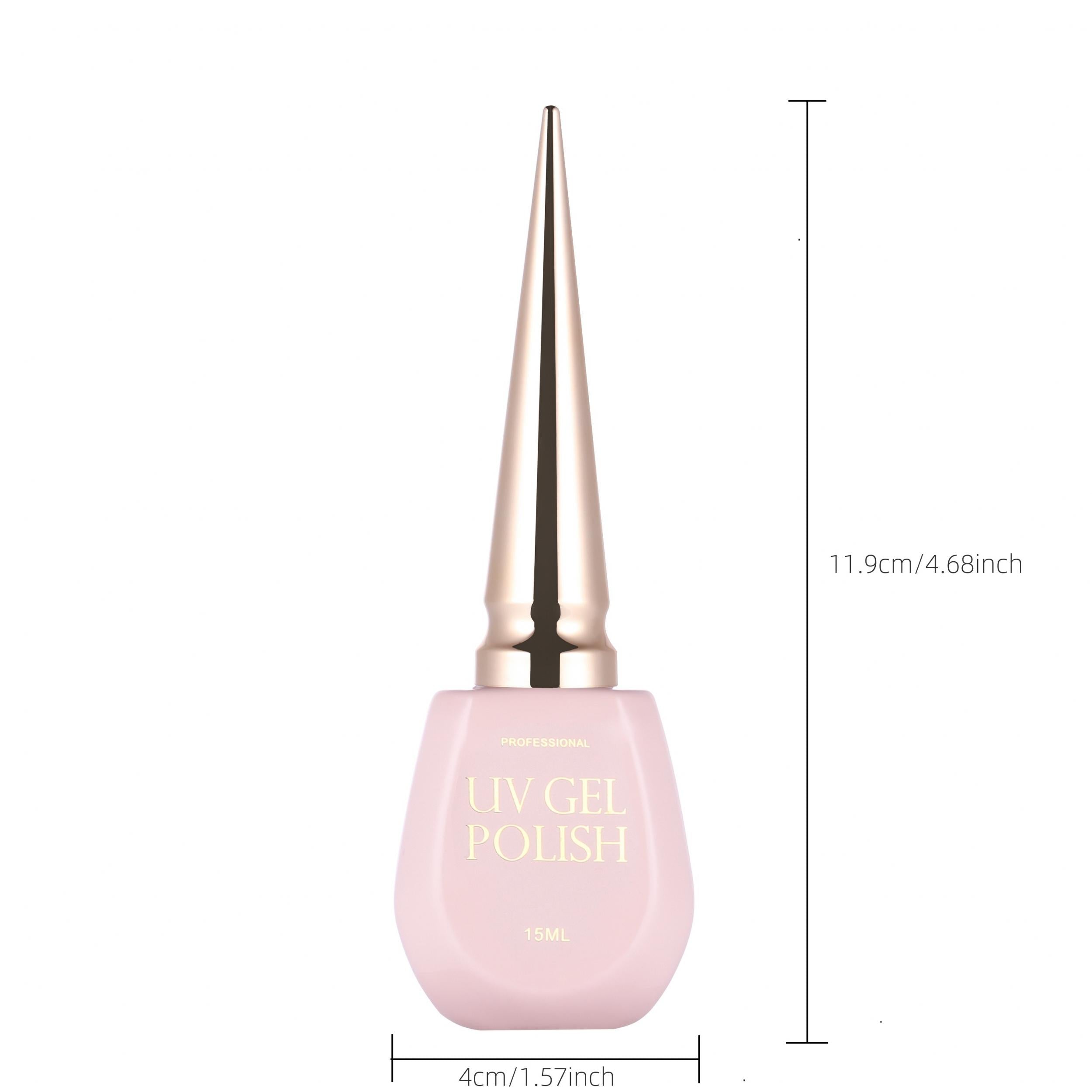 6pcs Nude & Pink Gel Nail Polish Set Alcohol Fragrance for Fall Winter