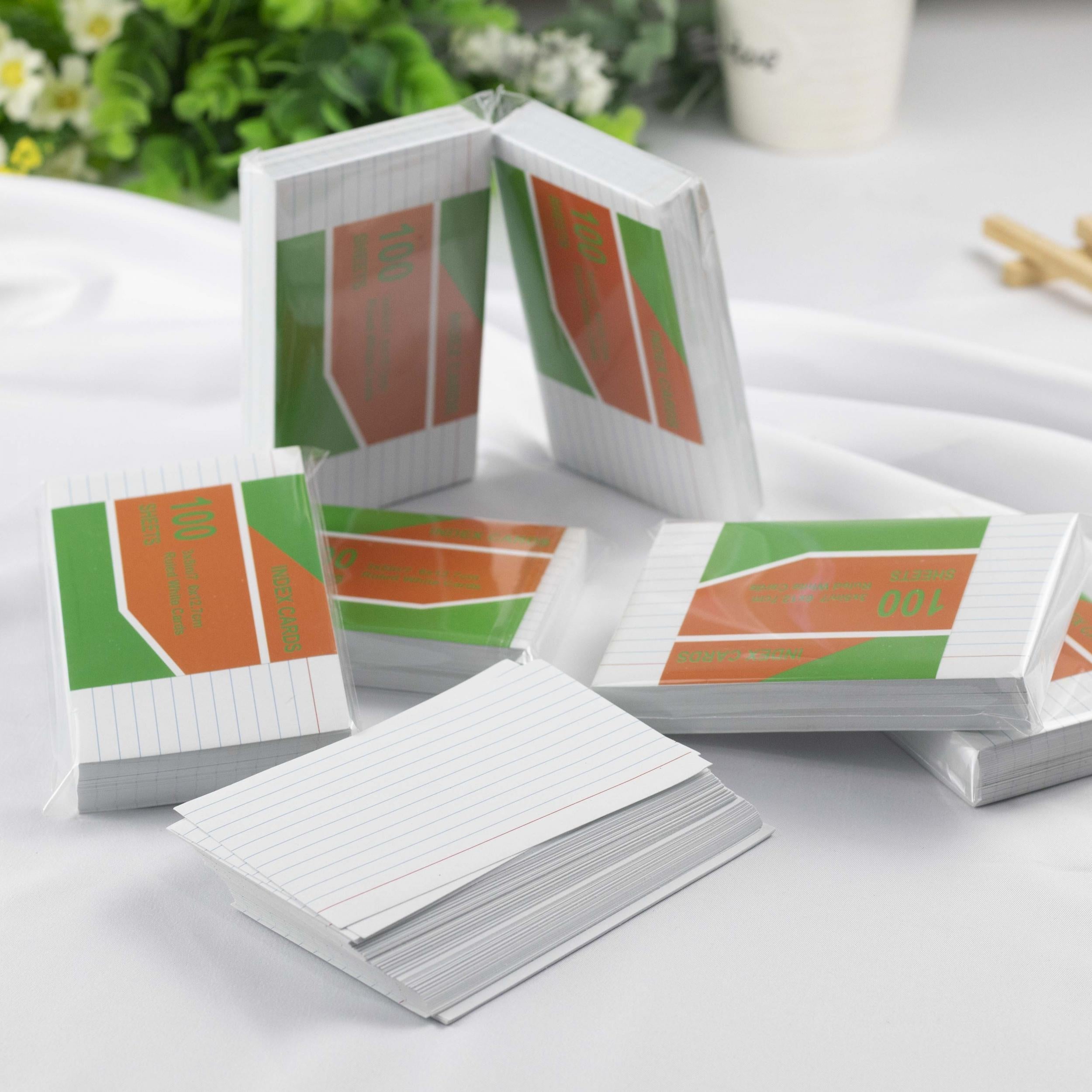 100 Sheets 7 62 12 Index Cards Sticky Notes Word Cards Loose leaf Index Cards
