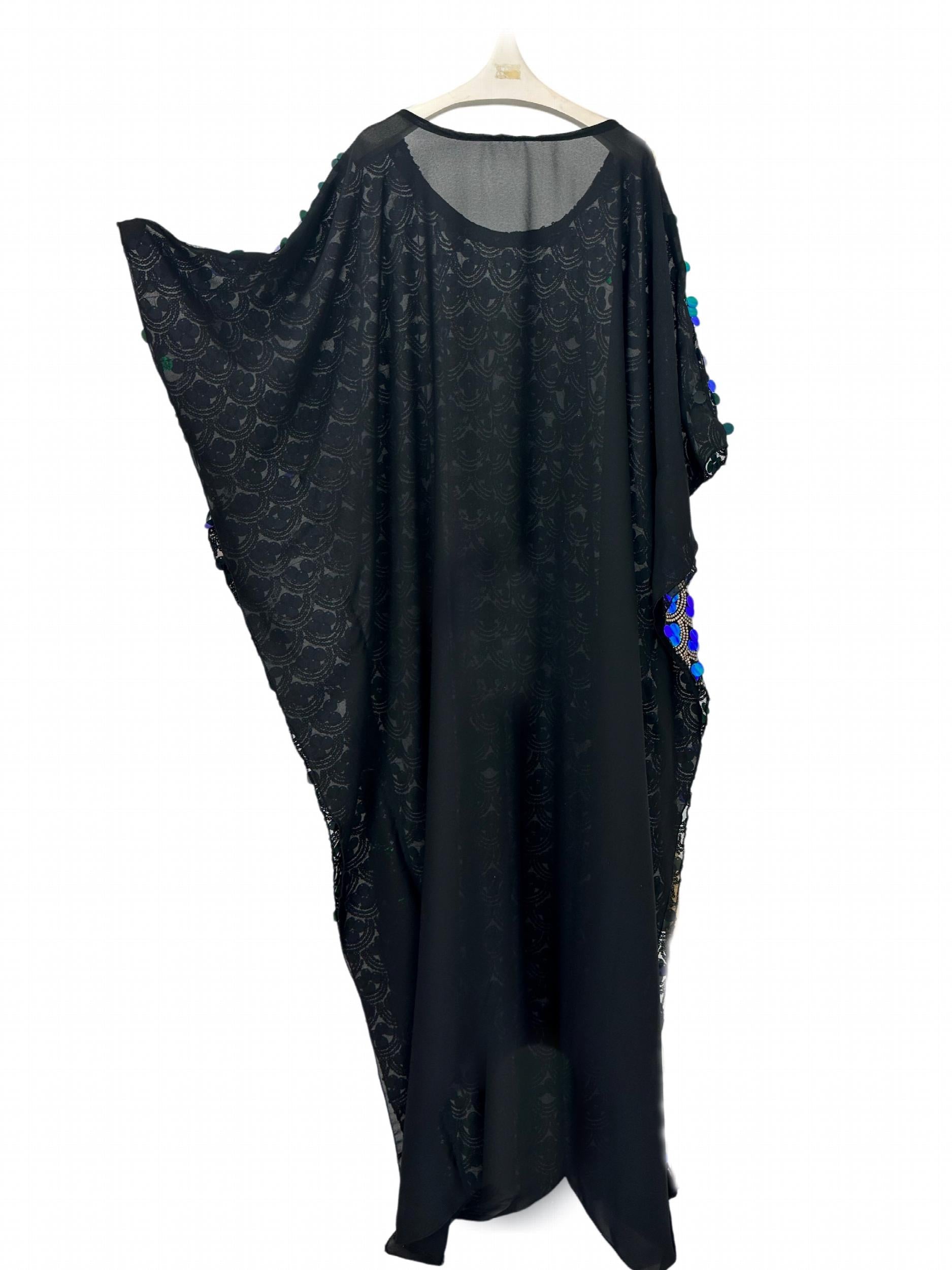 Women's Plus Glitter Sequin Batwing Sleeve Maxi Dress