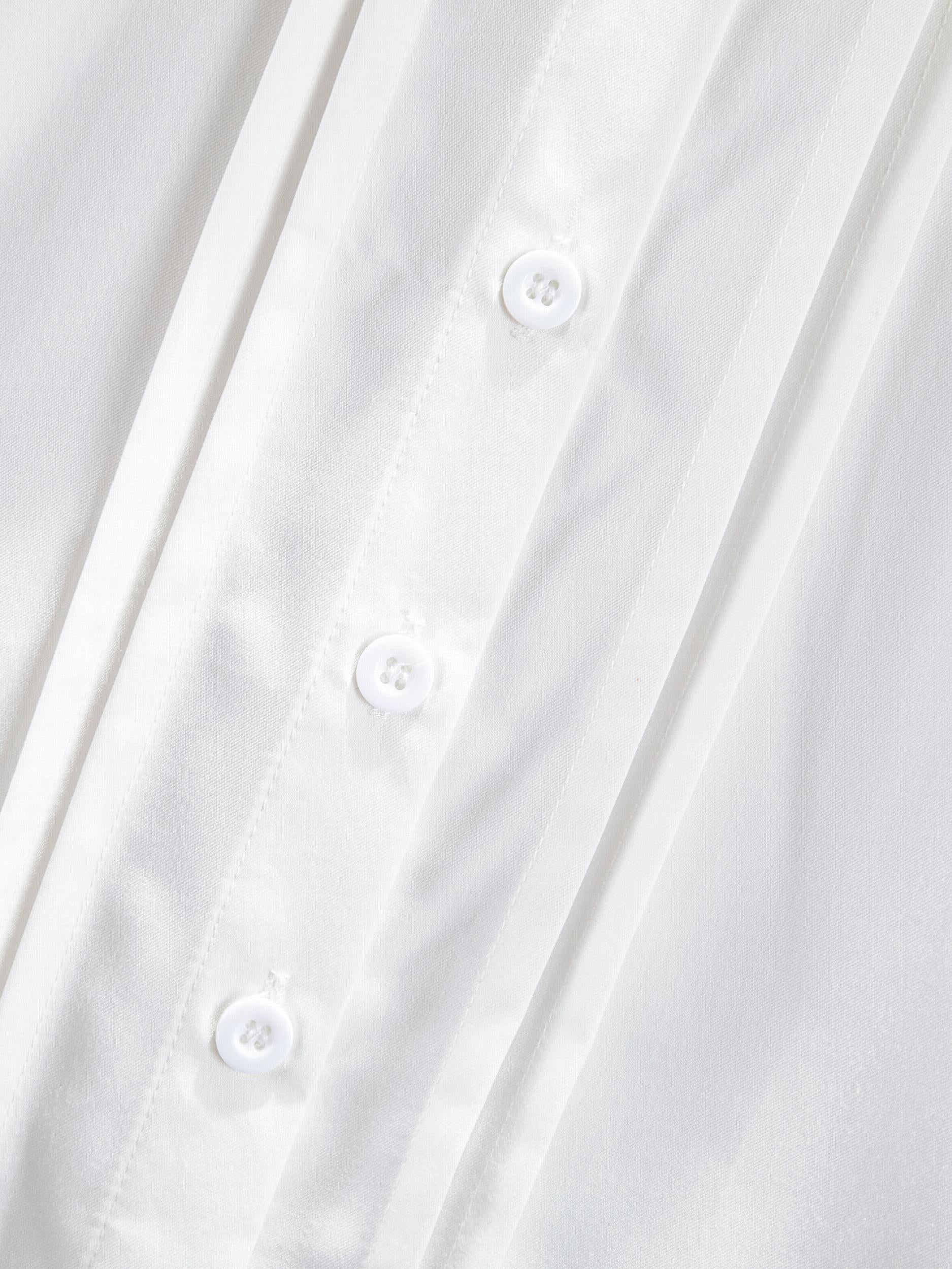 Girls Doll Collar Pleated Button Shirt Top for Summer