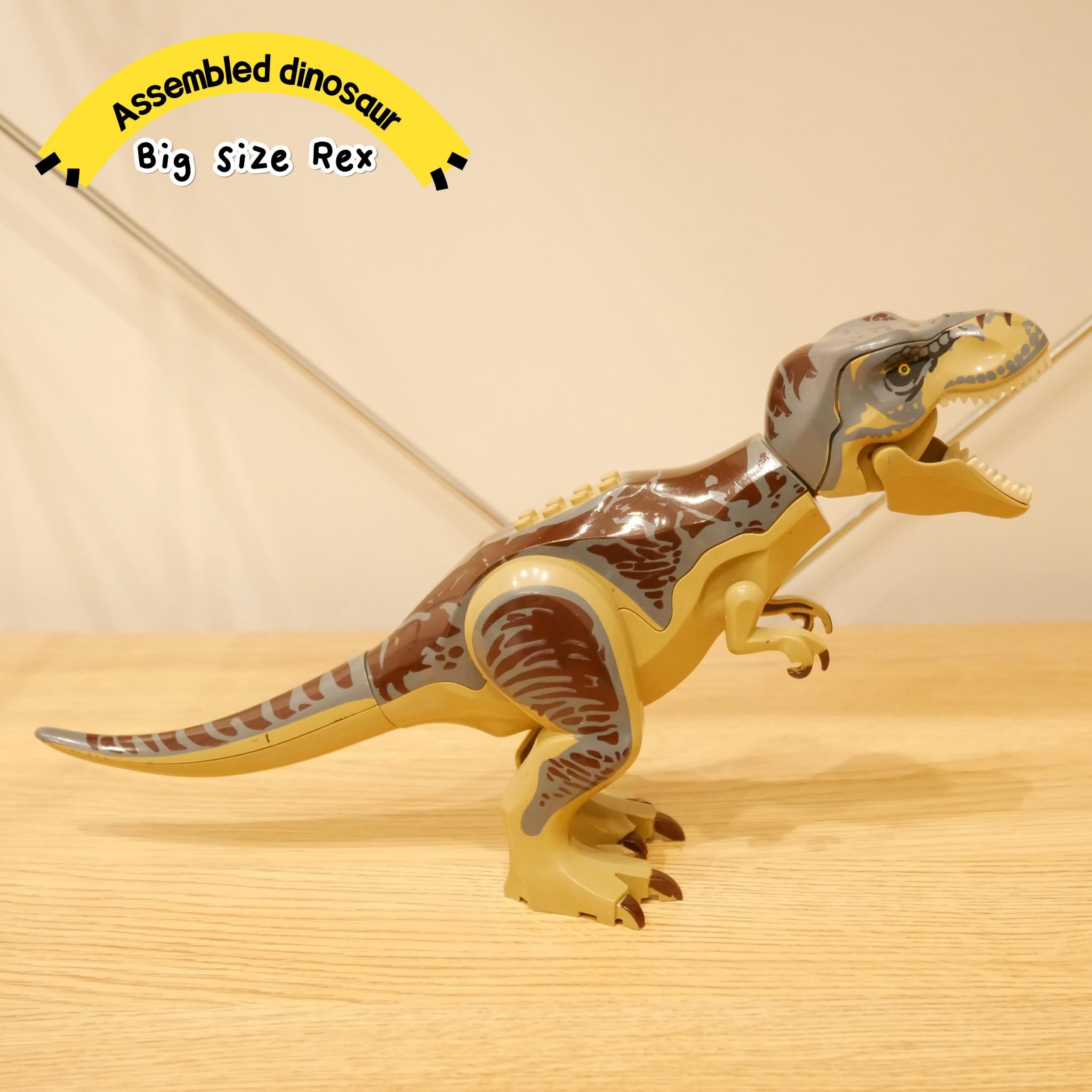 Dinosaur Big Rex Small Dino Multicolor Plastic Toys
