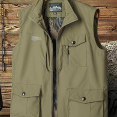 Men's Waterproof Quick Dry Fishing Vest with Pockets