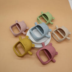 Silicone Teething Toys for Babies Easy Grip Teething Gloves Toys