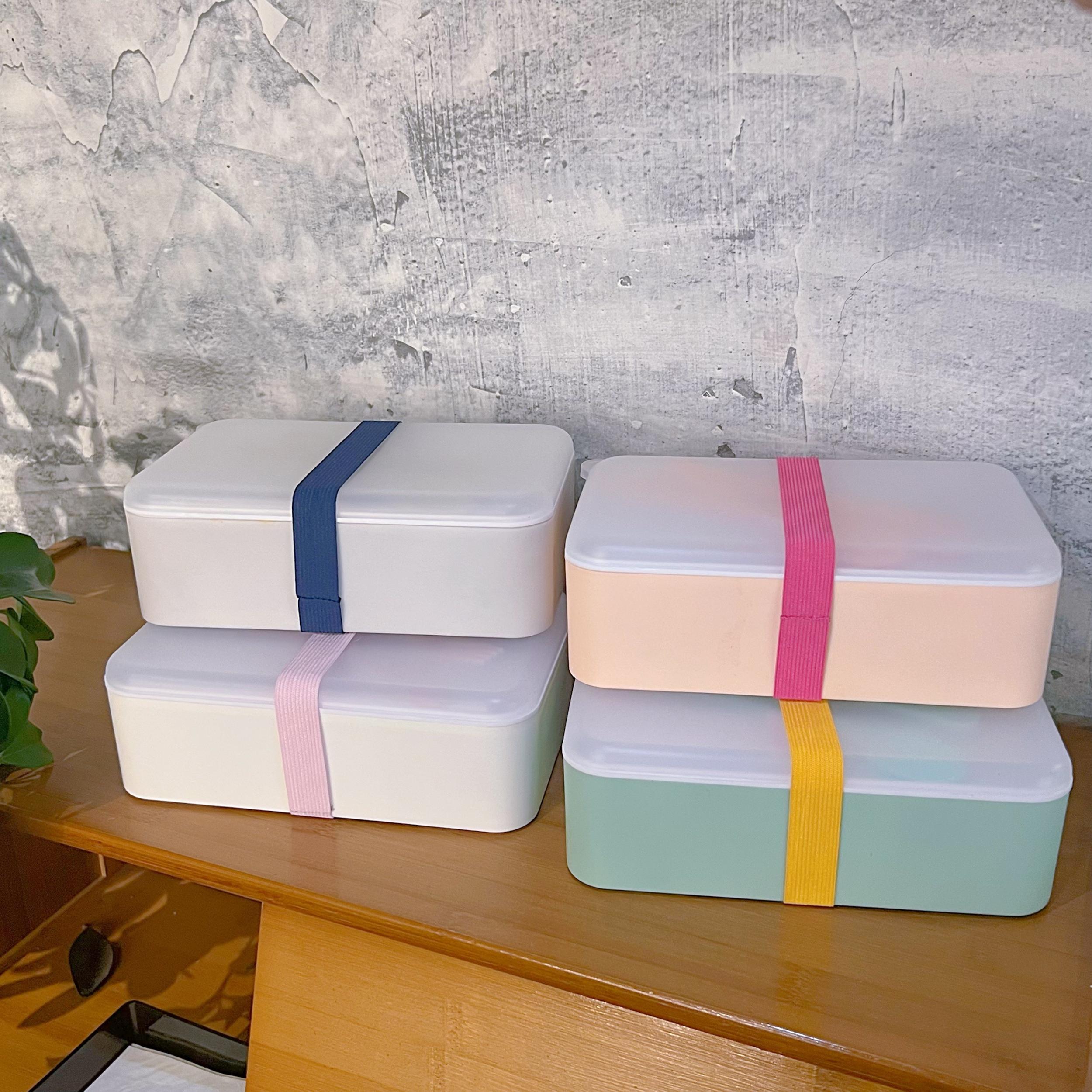 Leakproof Japanese Bento Box Double Decker Lunch Box Portable for School Adults