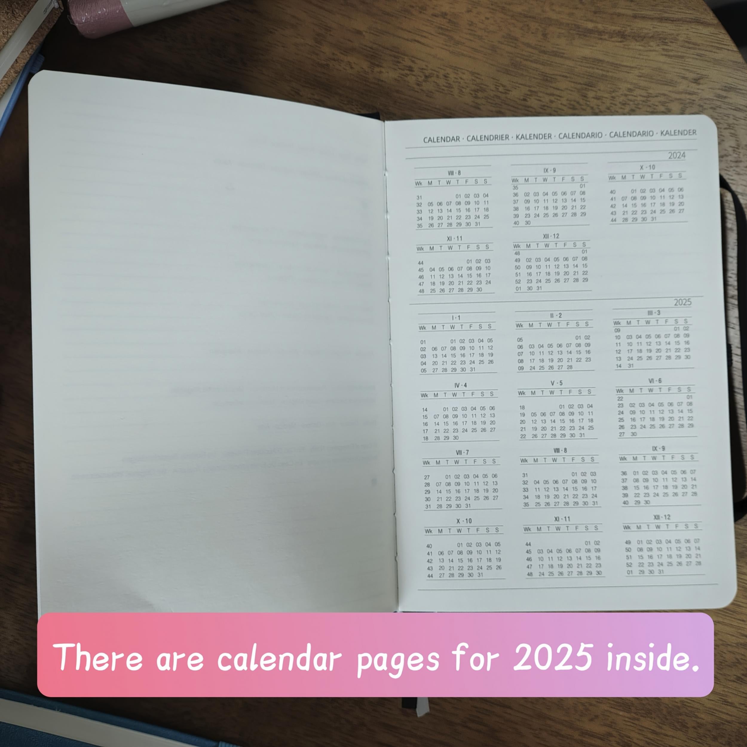 A5 Thickened Lined Notebook with Strap - 320 Pages