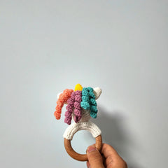 Little Unicorn Bracelet Rattles Doll Ideal Gift for 0-3 Year Olds