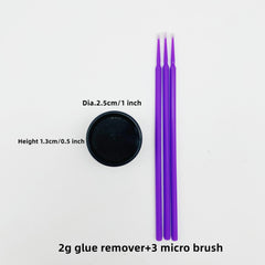 Eyelash Extension Glue Remover Gentle Lash Removal Set
