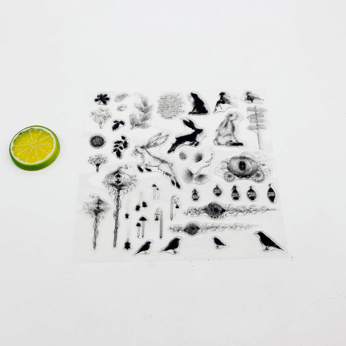 Adorable Rabbit Silicone Stamp for Creative Memories