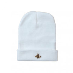 Bee Embroidery Couple Beanie Unisex Knit Hat Hip Hop Skull Hats
