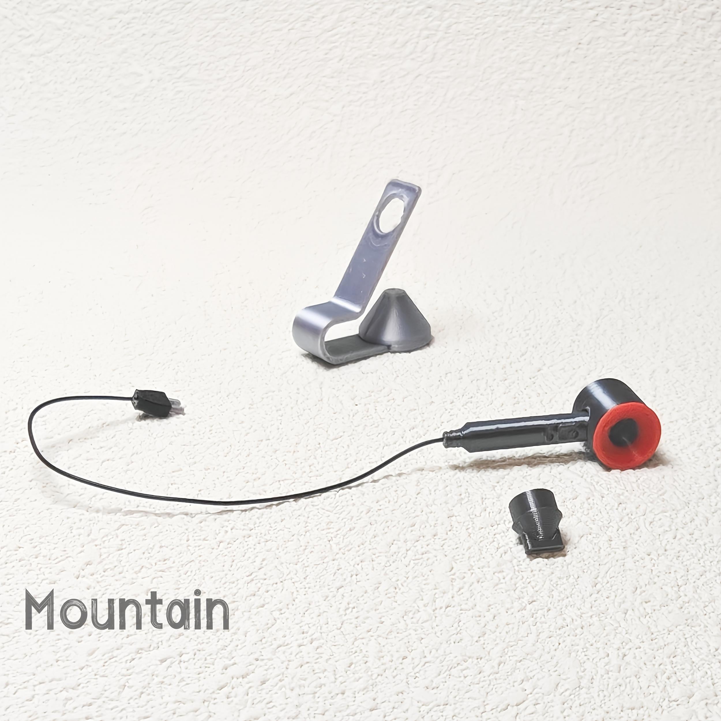 Mini Hair Dryer Set with Stand for Dollhouse Decor