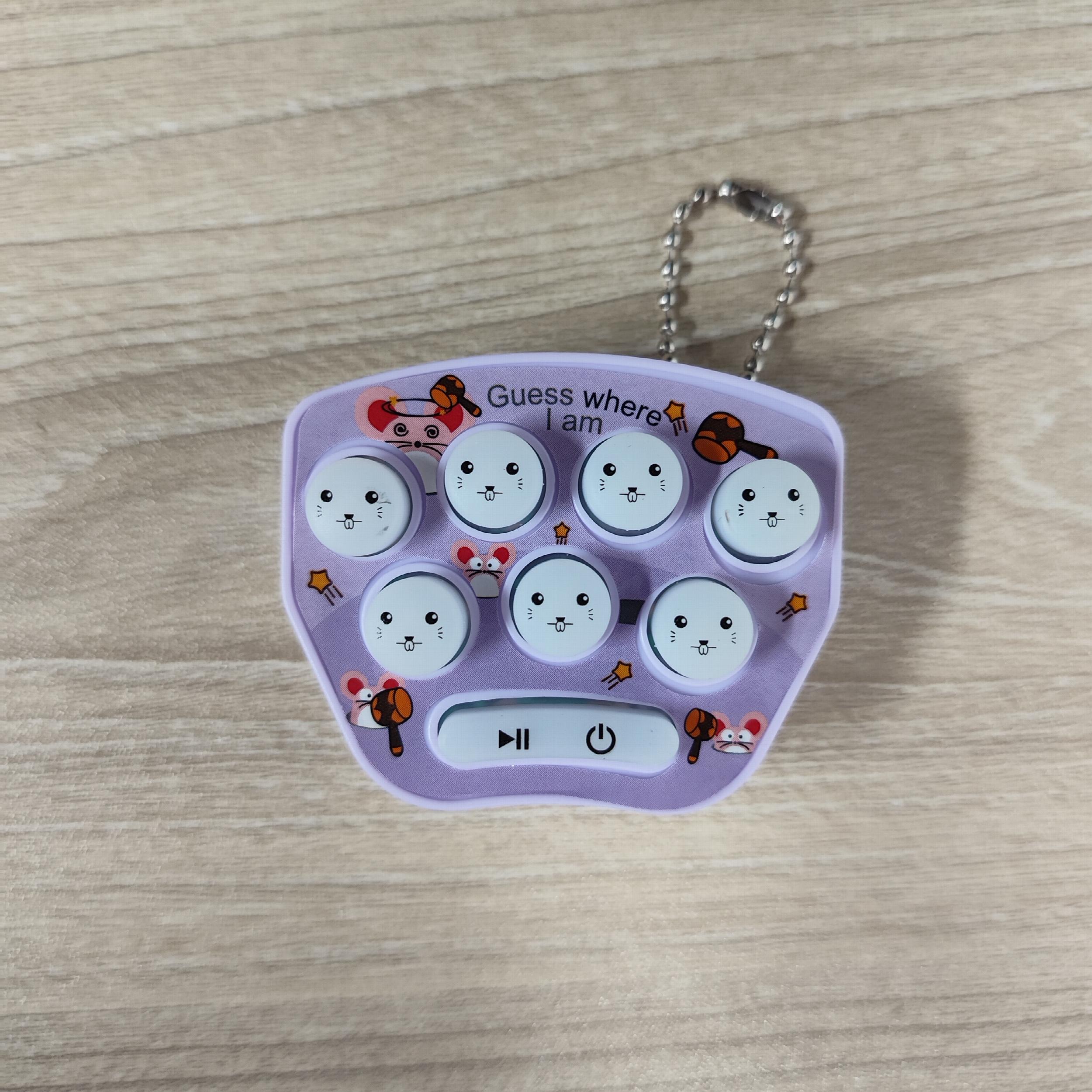 Pocket Mini Whack a mole Game Console with Keychain