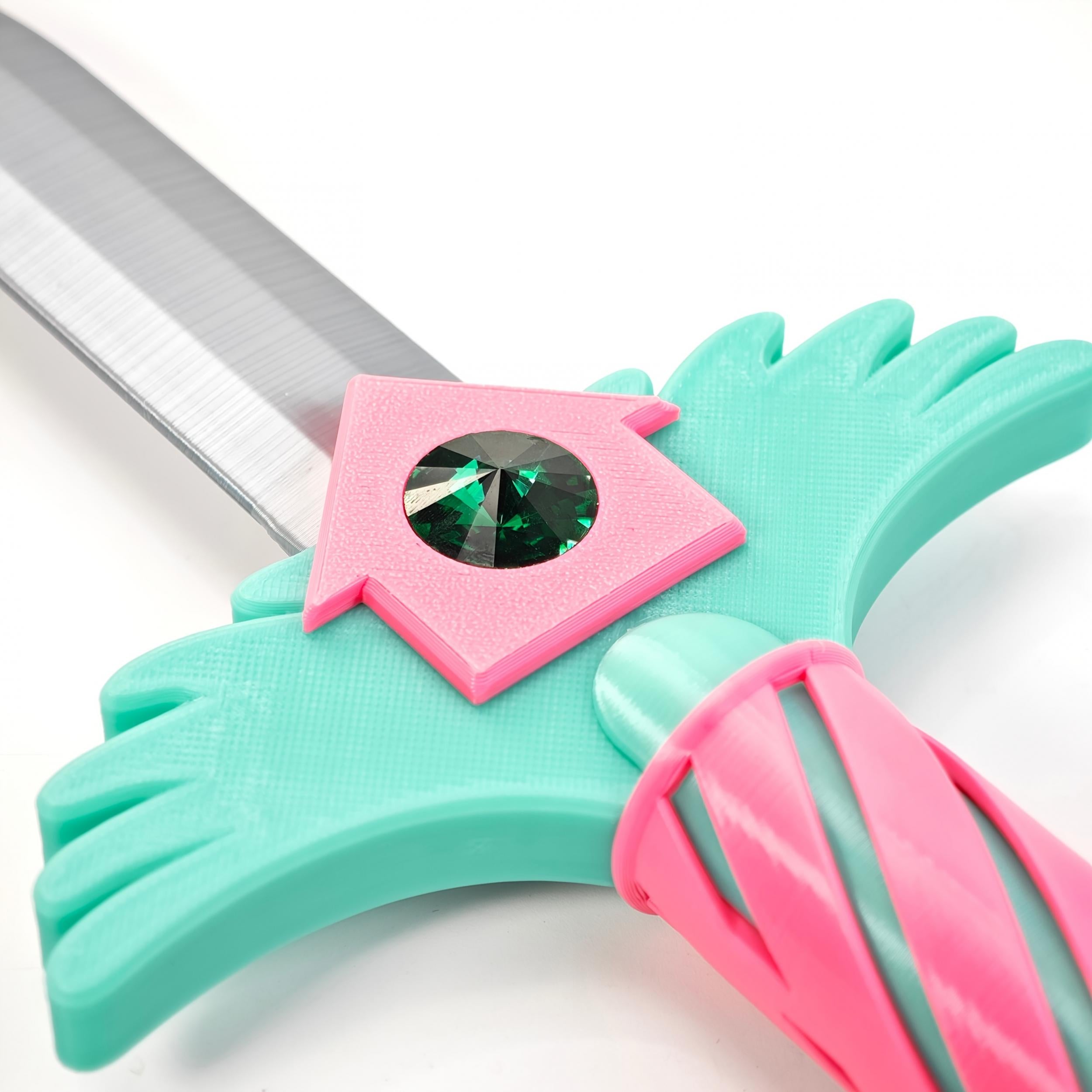 3D Printed Squid Sword Oriental Style Dagger Prop