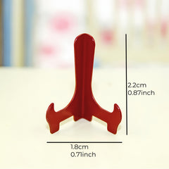 3pcs Mini Plate Rack for 1:12 Doll House Kitchen Scene Display