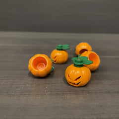Halloween Pumpkin Building Blocks DIY Accessories Mixed Colors