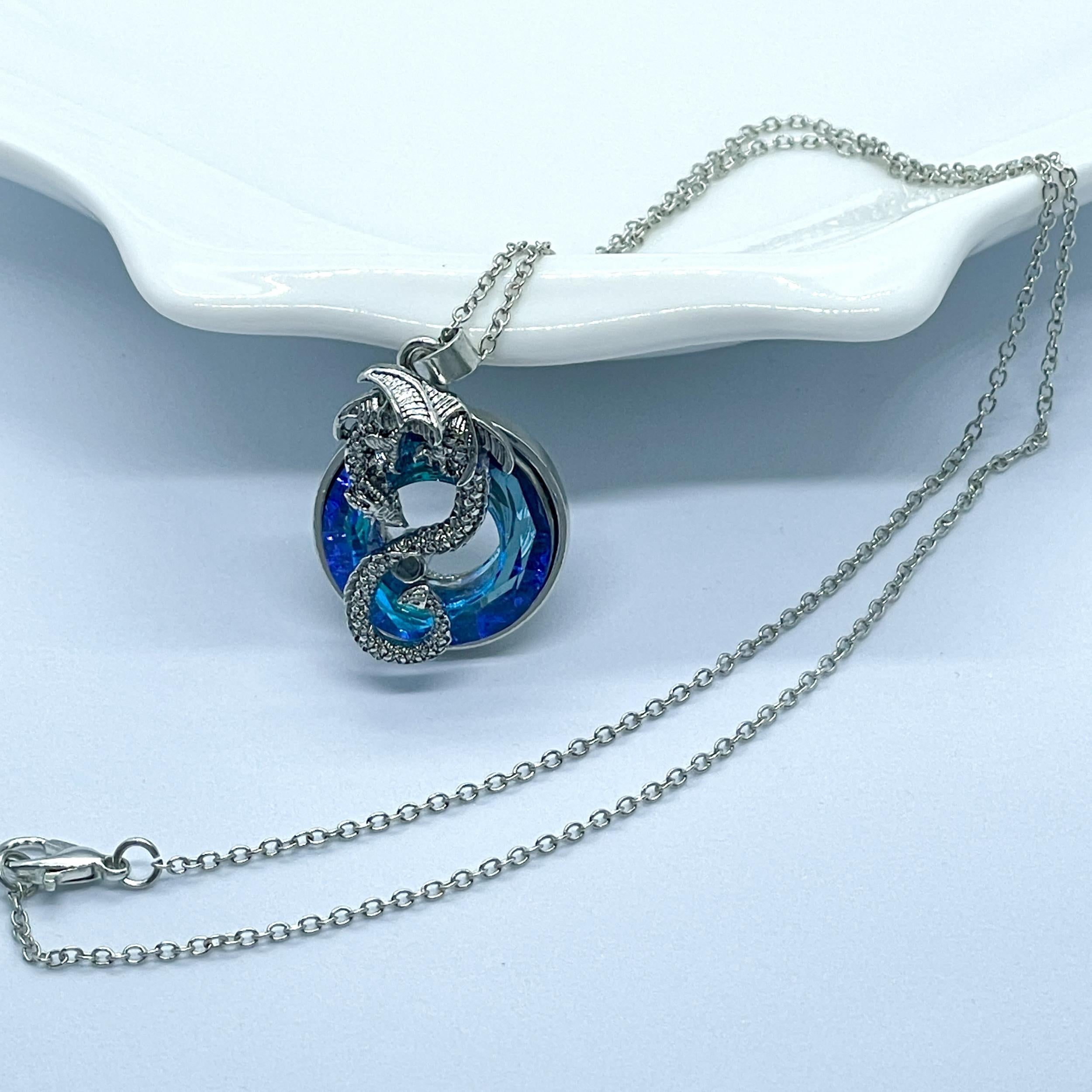 Dragon Scale Pendant Necklace Retro Style Gift for Men & Women