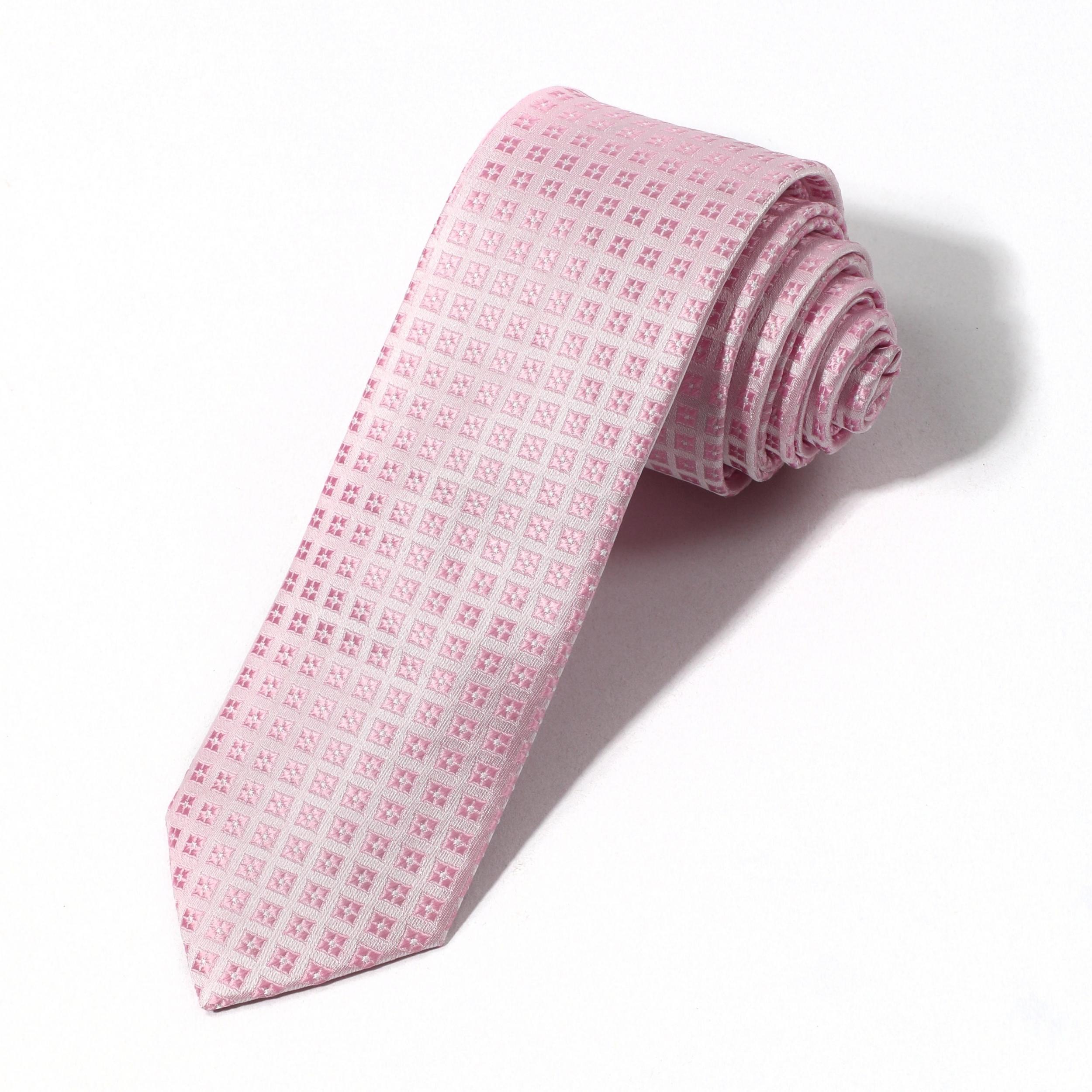 Small Plaid Necktie For Men - Dating Party Accessory